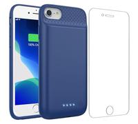 Feob Battery Case for iPhone 8/7/6s/6/SE (2022/2020),Powerful 7000mAh Strong Slim Portable Protective Charging Case, Rechargeable Extended Battery Charger for iPhone 8/7/6s/6/SE (2022/2020)-Blue