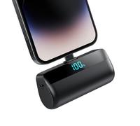 Feob Mini Power Bank for iPhone 5200mah,PD 20W Fast Charging Portable Charger iPhone, Compact Battery Pack with LCD Dispay, Compatible with iPhone 14/14 Pro Max/13/13 Pro Max/12/11/XR/X/8/7/6 etc