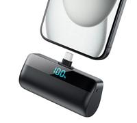Feob Mini Power Bank Portable Charger 5200mAh for iPhone 16/15 Series,PD USB C Battery Pack with LCD Display, Compatible with iPhone 16 Plus/16 Pro/15 Pro Max, Samsung S24/23,USB C Android Phones etc