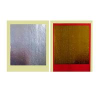 FEOEDY Ancestor Money Joss Paper Gold Silver Foil Burn Paper Sacrificial Supplies for Ancestral Deities Worship and Funeral Rituals (Pack of 70)