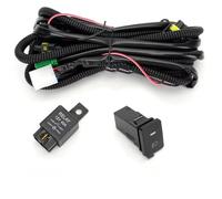 Feoosvx Car Front Foglight For Nissan For Micra For March 4 For K13 Hatchback C+ K12 For 3 Fog Light LED Lamps Foglights Lights Headlight(Wires)