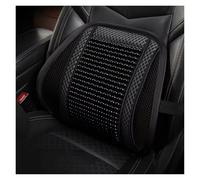 Feoosvx Car Seat Cover Set Car Seat Cushion Summer Cool Cushion Beads Summer Breathable Cushion Ventilation Cold Four Seasons Availabl(Black a)