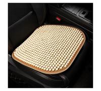 Feoosvx Car Seat Cover Set Car Seat Cushion Summer Cool Cushion Single Piece Of Wood Beads Summer Breathable Cushion Ventilation Cold Four Seasons Availabl(Beige 1 piece A)