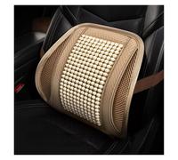 Feoosvx Car Seat Cover Set Car Seat Cushion Summer Cool Cushion Single Piece Of Wood Beads Summer Breathable Cushion Ventilation Cold Four Seasons Availabl(Beige 1 piece G)