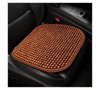 Feoosvx Car Seat Cover Set Car Seat Cushion Summer Cool Cushion Single Piece Of Wood Beads Summer Breathable Cushion Ventilation Cold Four Seasons Availabl(Brown 1 piece C)