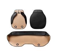 Feoosvx Car Seat Cover Set Universal Car Seat Covers Front Rear Breathable Slip Auto Seat Protector Mat Pad Four Seasons(Black full set)