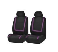Feoosvx Car Seat Covers Full Set For Citroen C2 C3 C4 For Cactus C5 C4 For Picasso C6 DS3 DS4 DS5 Auto Seat Cushion Protection Cover Accessories Auto Seat Cover(2Seats-Purple)