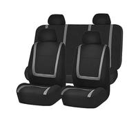 Feoosvx Car Seat Covers Full Set For Citroen C2 C3 C4 For Cactus C5 C4 For Picasso C6 DS3 DS4 DS5 Auto Seat Cushion Protection Cover Accessories Auto Seat Cover(5Seats-Grey)