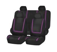 Feoosvx Car Seat Covers Full Set For Citroen C2 C3 C4 For Cactus C5 C4 For Picasso C6 DS3 DS4 DS5 Auto Seat Cushion Protection Cover Accessories Auto Seat Cover(5Seats-Purple)