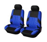 Feoosvx Car Trim Interior For Hyundai Ai 20 Car Seat Covers Set Universal Interior Mouldings(Blue front)