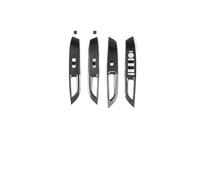 Feoosvx Car Trim Interior for Tucson for NX4 2025 Interior Decoration Center Door Bowl Handle Window Button Cover AC Air Outlet Trim RHD Interior Mouldings(Window Button Cover)