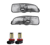Feoosvx Daytime Running Light For Skoda For Superb For MK2 2008 2009 2010 2011 2012 2013 Front Bumper Anti Fog Light With Bulb 3T0941699 3T0941700 Fog Lamp(With L10 White)