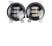 Feoosvx Head Lamps For VW For Scirocco 3/III 2008-2014 Car Front Fog Daytime Running Lamp Assembly 2 X For Angel Eye LED Fog Light For DRL(White)