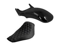 Feoosvx Motorcycle Fender Mudguard For Softail For Breakout For FXBRS Rocker 2008 2009 2010 2011 2012 2013-2017 Motorcycle Driver Solo Seat Rear Fender Mudguard Kit(A Fender Seat)