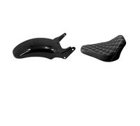 Feoosvx Motorcycle Fender Mudguard For Softail For Breakout For Rocker For FXBRS 2008-2017 Motorcycle Driver Solo Seat Rear Fender Mudguard Wheel Cover Kit Set(D Fender Seat)