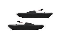 Feoosvx Rear Bumper Lights For Chevy For Camaro 2010-2015 Yellow Red Front LED Fender Lamps LED Bumper Side Smoked Marker Light Fog Light Reflector(B 2X Rear Red)
