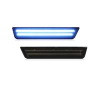 Feoosvx Rear Bumper Lights For Dodge For Challenger 2008-2014 For Charger 2011-2014 Driving Light Rear Bumper LED Side Marker Light Fog Light Reflector(2X Blue Lights)