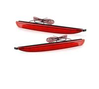 Feoosvx Rear Bumper Lights For Mazda 6 03-08 For Mazda6 For Atenza Sport For Mazdaspeed LED Rear Bumper Light Stop Running Lamp Fog Light Reflector(2x RED LENS)