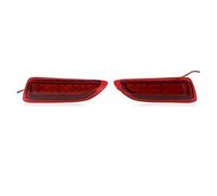 Feoosvx Rear Bumper Lights For Toyota For Corolla 2011-2013 Reflector Back Tail Brake Stop Running Light LED Rear Bumper Lights Fog Light Reflector