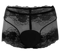 FEOYA Gay Thongs Briefs Underwear for Cross-dressers Panties Lingerie Crossdressing Nightwear XL