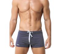 FEOYA Mens Sexy Swimming Trunks Briefs Low Rise Quick Dry Swimwear Board Shorts Drawstring Summer Beach Bathing Suit Bikini Sport Swim Shorts Boxers Men's Swimming Underwear Royal Blue M