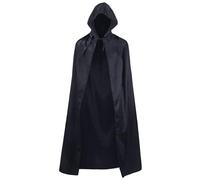 FEOYA Unisex Adult Hooded Cape Renaissance Medieval Cloak Vintage Gothic Robe Halloween Cosplay Costume Vampire Size 59in