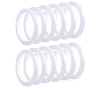 FEPITO 12 Rolls Double Sided Tape Self-Adhesive Tape for Sewing,Crafts,Handwork,6mm x 20 Meters Each Roll