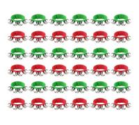 FEPITO 36 Pieces Christmas Band Wrist Bells Bracelets Jingle Bells Musical Ankle Bells Rhythm Instrument Percussion Christmas Party Decoration Favors