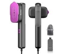 FEPPO Travel Steamer for Clothes, 110-240V Dual Voltage Handheld Clothes Steamer, 2in1 Portable Mini Steamer & Iron, 1100W Steamer Clothing, 15S Fast Heat Up, Garment Steamer for Global Travel & Home