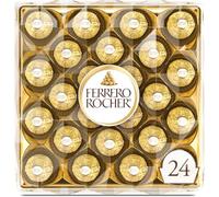 Feraero Rocher Boxed Chocolates 24 Pieces 300g | Ferrero Rocher Boxed Chocolates 300g - Premium Hazelnut Milk Chocolate Pralines, Luxury Chocolate Gift Box for Christmas