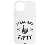 Feral And Fifty Skeleton Hand 50th Milestone Case for iPhone 15 Plus