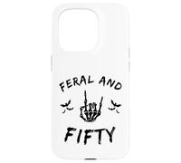 Feral And Fifty Skeleton Hand 50th Milestone Case for iPhone 15 Pro