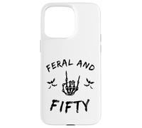 Feral And Fifty Skeleton Hand 50th Milestone Case for iPhone 15 Pro Max