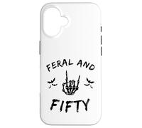 Feral And Fifty Skeleton Hand 50th Milestone Case for iPhone 16