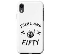 Feral And Fifty Skeleton Hand 50th Milestone Case for iPhone XR