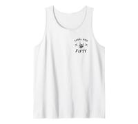 Feral and Fifty Skeleton Hand 50th Milestone Tank Top