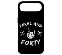Feral and Forty Rock Hand Turning Forty birthday Case for iPhone Air
