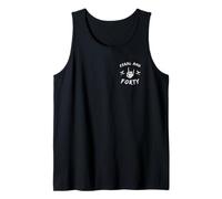 Feral and Forty Rock Hand Turning Forty Birthday Tank Top