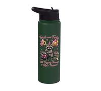 Feral and Forty Still Digging Through Life's Trash Stainless Steel Insulated Water Bottle