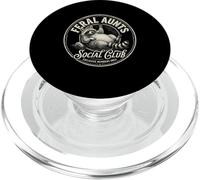 Feral Aunts Social Club Raccoon Funny Aunt Squad PopSockets PopGrip for MagSafe