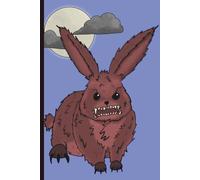 Feral but Fluffy: Kawaii Were-Bunny Lined Notebook