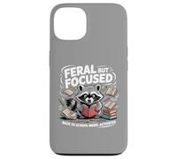 Feral but Focused Raccoon Funny Back to School Boys Teachers Case for iPhone 13