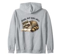 Feral But Read Well Zip Hoodie