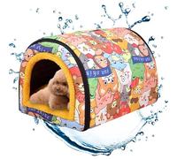Feral Cat House Outdoor - Insulated Weatherproof Shelter, Winter-Proof Pet Bed | Waterproof Construction Retains Heat, Spacious Interior Protection For Stray, Feral, Homeless Cats