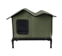 Feral-Cat House Outside - Weather Resistant Insulated Pet Shelter, Warm Sleeping Cabin for Stray Cats | Outdoor Animal-Housing for Garden Yard Porch Farm Barn Winter Protection Use