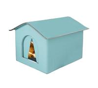 Feral Cat Shelter Waterproof Rainproof Foldable Bunny Hutch