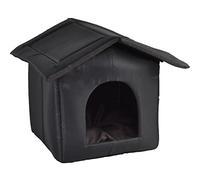 Feral Cat Shelter, Waterproof Warm Oxford Fabric Cat House, Outdoor Waterproof Cat House for Winter, Warm Weather Resistant Cat House Stackable for