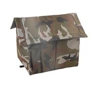Feral Feline Haven - Access to the Cat Home, Transport Boxes for Stray Cats, Weatherproof Outdoor Cat House, Stylish, Rustic, Semi-Closed Cat House, Insulated Cat Protection