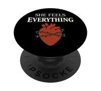 Feral Femme Energy Wild Woman Rewilding Power PopSockets Adhesive PopGrip