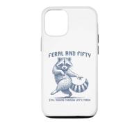 Feral & Fifty Raccoon 50th Birthday Case for iPhone 12/12 Pro